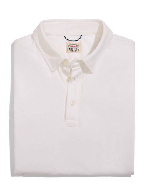 Movement Short-Sleeve Polo In White