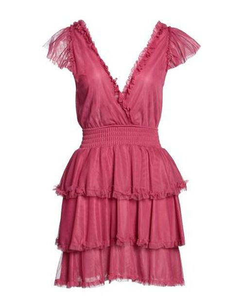 Soallure Woman Mini dress Mauve Size 6 Polyamide