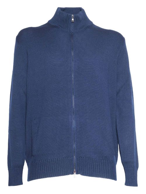 Ballantyne wool cardigan - Blue