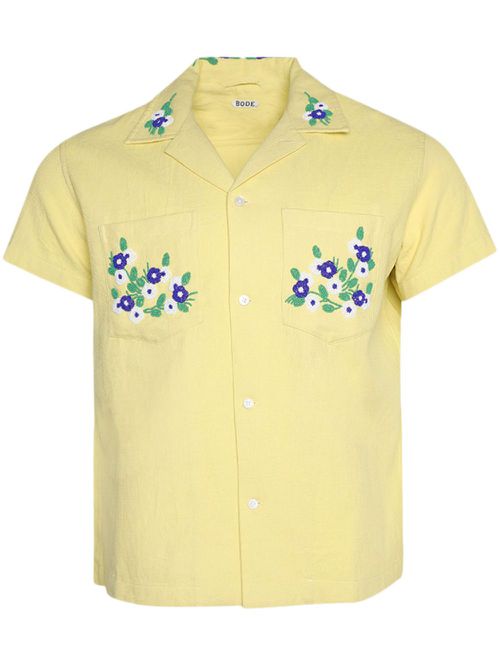 Chicory beaded shirt - Yellow