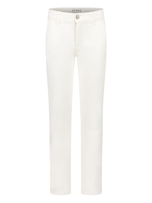 Scapa slim-fit trousers - White