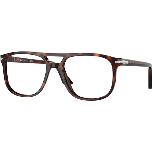 Persol Unisex Persol PO3329V GRETA 24 Optical frames Acetate Turtle Transparent Pilot Norma