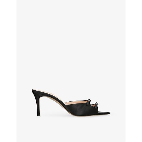Womens Carol 75 Satin Heeled Mules