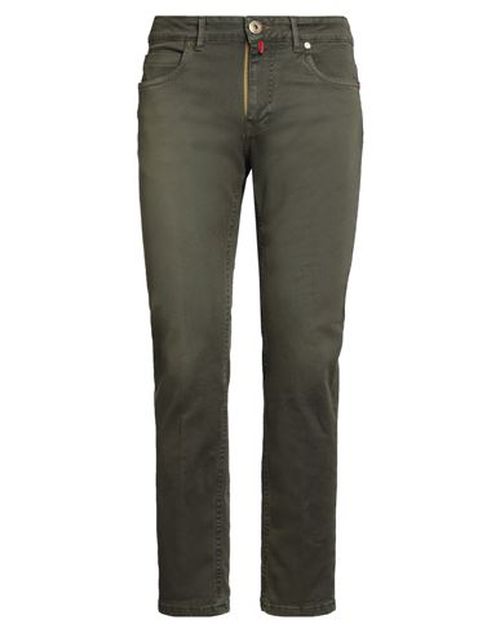Upgrade Denim Man Jeans Military green Size 32 Cotton, Elastane