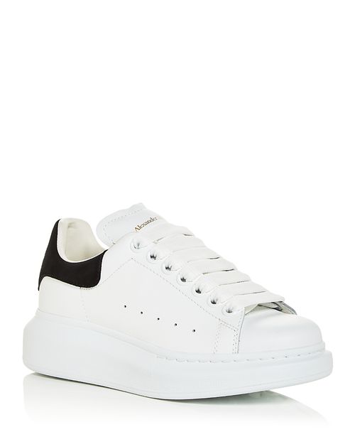 Women's Oversized Suede Heel Detail Sneakers