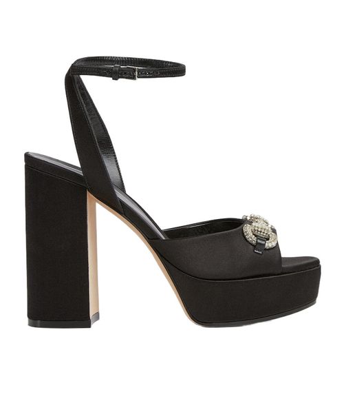 Women's platform sandal with Horsebit