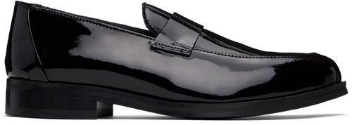 ERNEST W. BAKER ブラック レザー ローファー