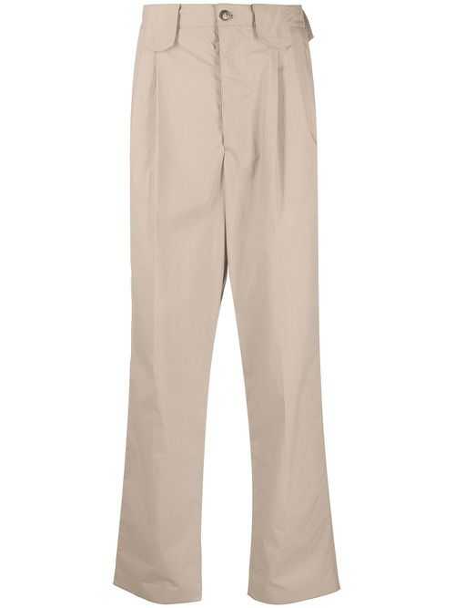 High-Rise Pleated trousers - Neutrals