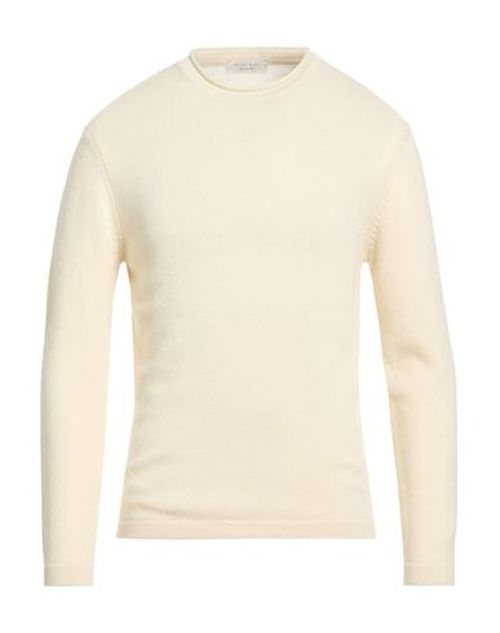 Man Sweater Beige Size L Virgin Wool