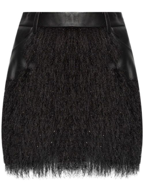 Fringed skirt - Black