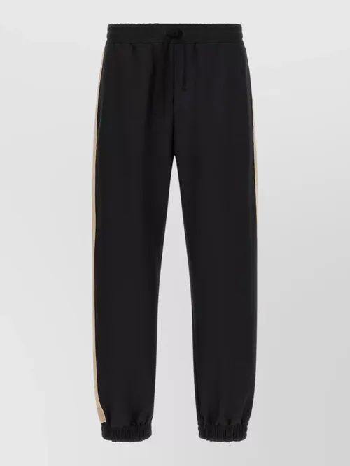Valentino Garavani - vgold pants side stripe elastic waistband