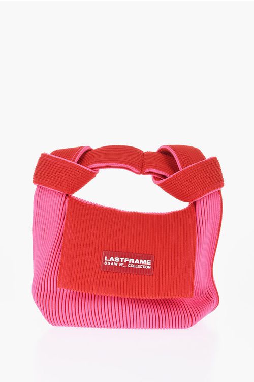 Ribbed Two-Tone Tote Bag size Unica