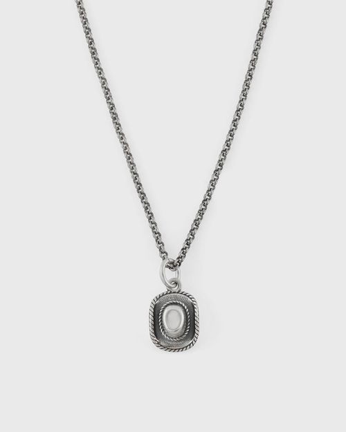 Silver Stetson Necklace silver male Jewellery now available at BSTN