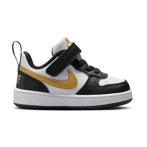 Kids' Court Borough 2 Low Top Sneaker Baby/Toddler Shoes (Black/Gold)