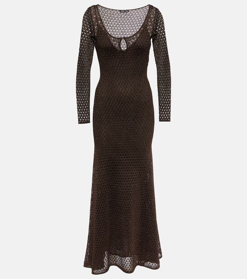 Lurex maxi dress