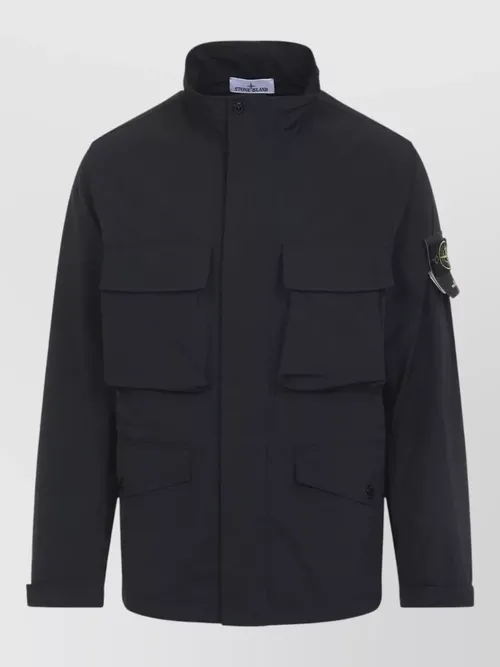 Stone Island - field jacket high collar front pocket