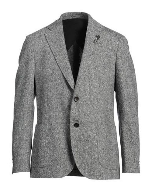 Man Blazer Grey Size 36 Virgin Wool