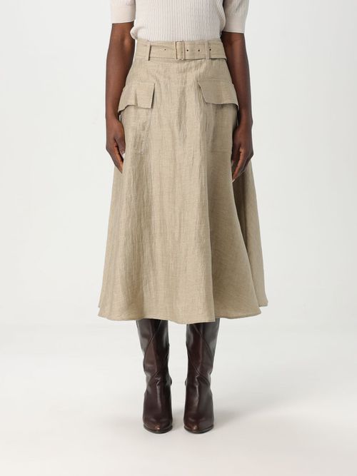 Skirt Woman color Beige