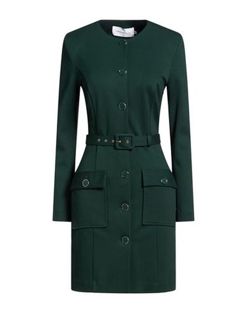 Woman Mini dress Green Size 8 Viscose, Polyamide, Elastane