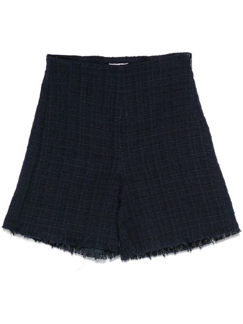 Tweed shorts - Blue