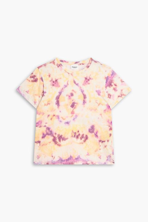 Zaof printed cotton-jersey T-shirt - Yellow - XS