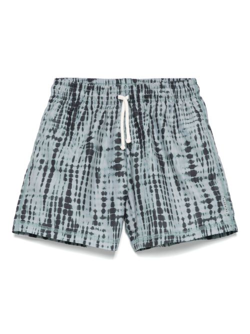 Tie-dye swim shorts - Green