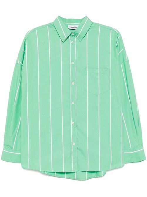 Chiara wide stripe shirt - Green
