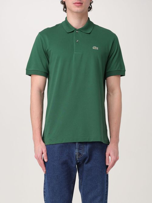 Polo Shirt Men color Forest Green