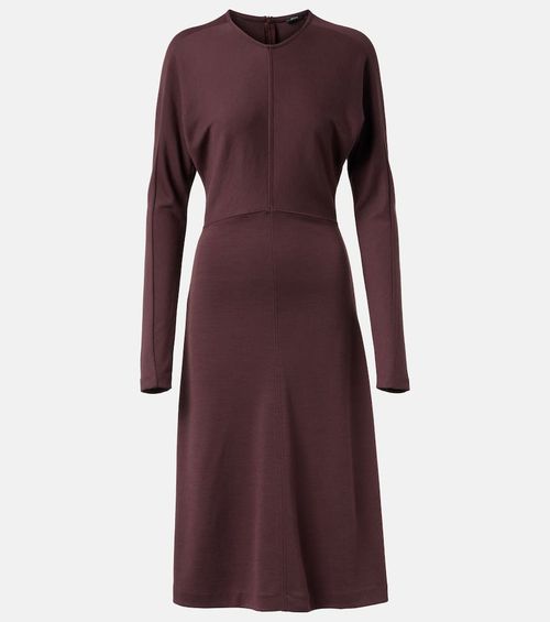 Wool midi dress