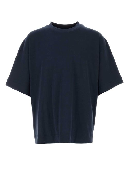 Oversize Cotton T-Shirt — Navy