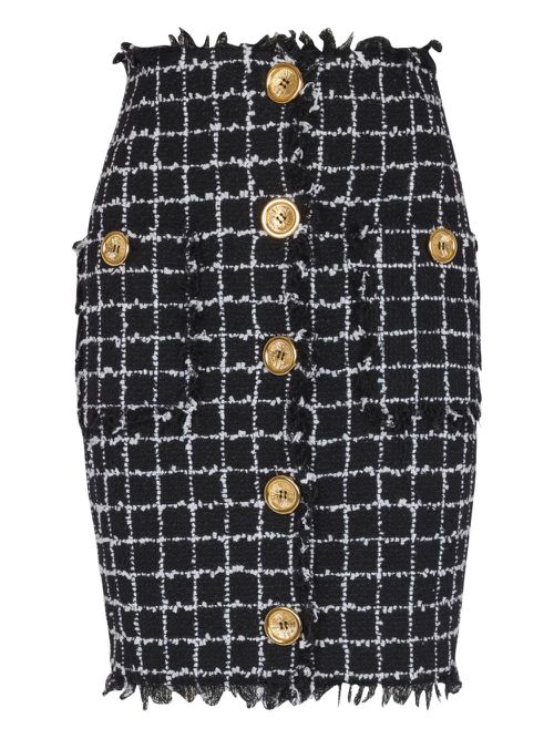 Tweed Midi Skirt