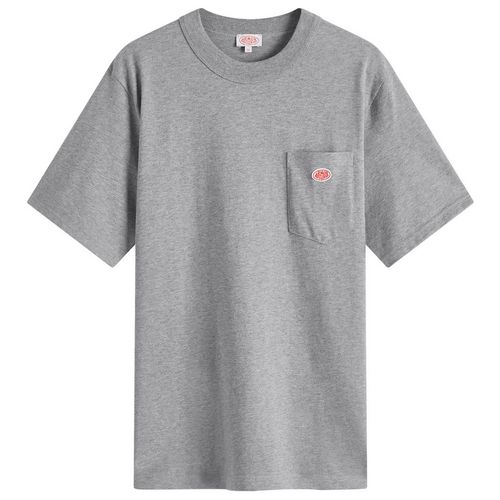Armor-Lux Men's 79151 Logo Pocket T-Shirt in Misty Grey
