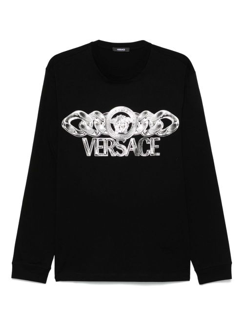 Versace Medusa On Chain T-shirt - Black