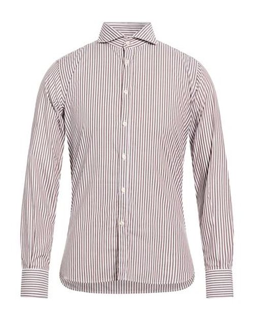 Man Shirt Taupe Size 15 ½ Cotton