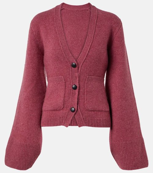 Scarlet cashmere cardigan