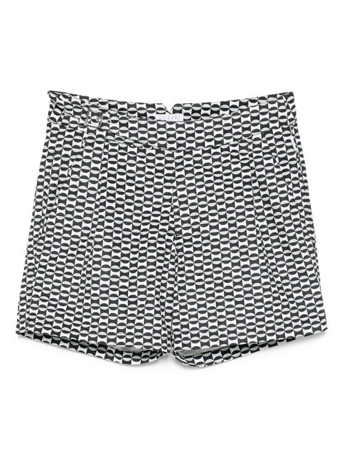 London printed swim shorts - Green