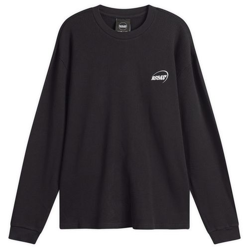 Men's Waffle Long Sleeve T-Shirt Black
