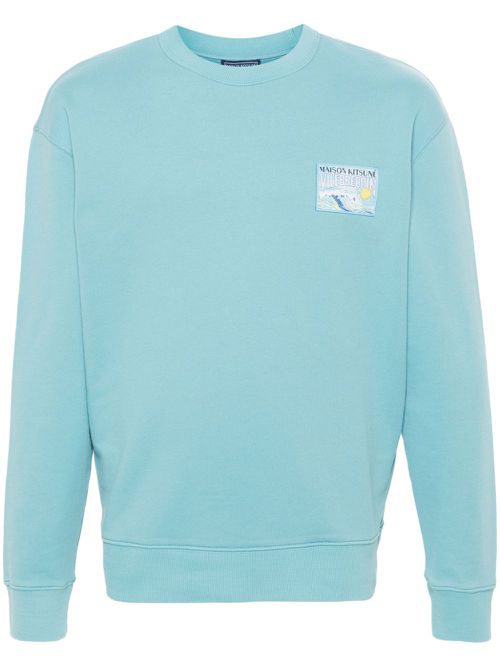 X Vilebrequin cotton sweatshirt - Blue