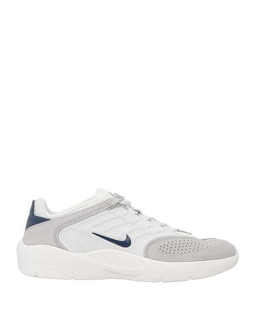 Woman Sneakers Light grey Size 4 Textile fibers, Leather