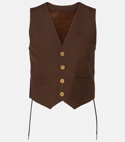 Paneled vest