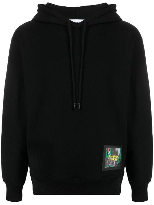Logo-patch hoodie