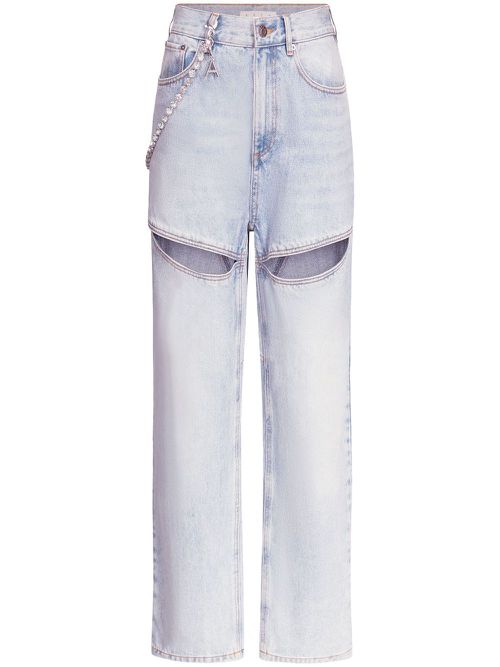 Slit jeans - Blue