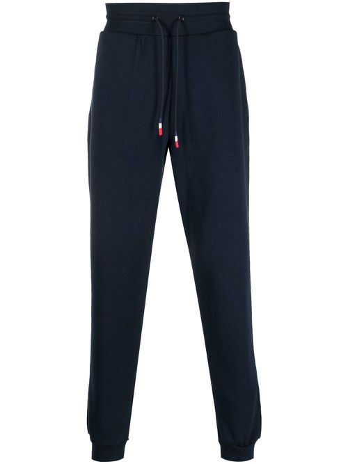 Logo-patch track pants - Blue