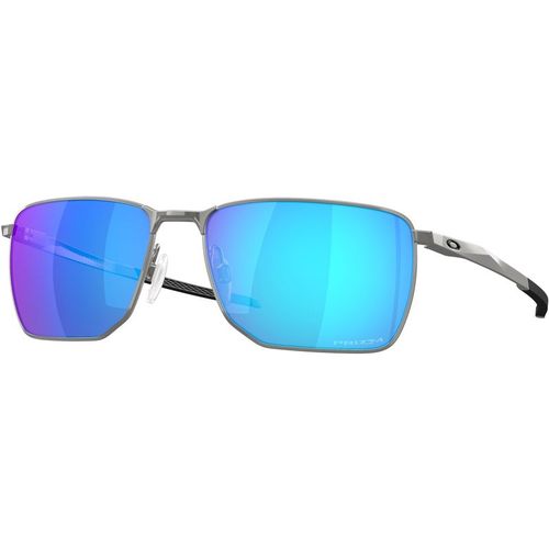 Oakley Man Oakley OO4142 EJECTOR 414204 Sunglasses Metal Silver Blue Squared Normal Priz