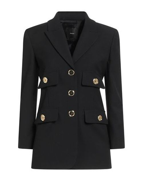 Woman Blazer Black Size 8 Polyester, Wool, Elastane