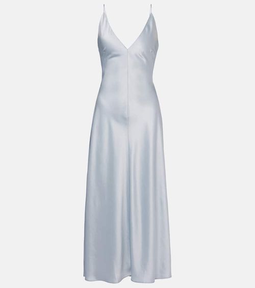 Barb satin slip dress