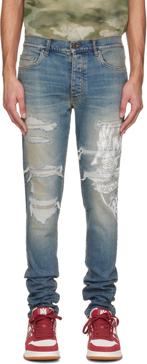 Blue Eagle Repair Skinny Jeans