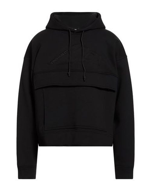 Man Sweatshirt Black Size L Cotton, Polyester