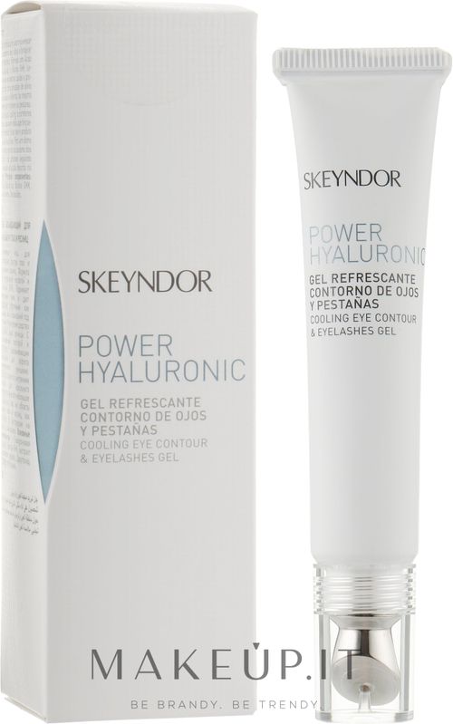 Gel rinfrescante per contorno occhi e ciglia Skeyndor Power Hyaluronic Gel Refrescante Cooling Eye Ge