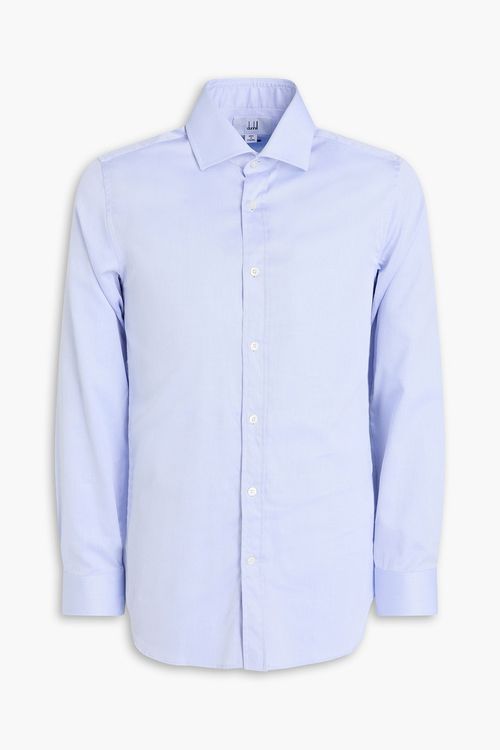 Cotton-piqué shirt - Blue - EU 38